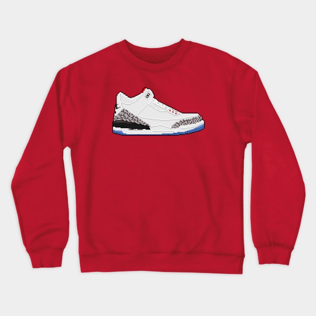 Basketball Shoe 2 Crewneck Sweatshirt by PixelFaces